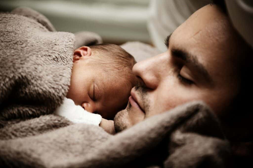 Vaterrolle bei Baby